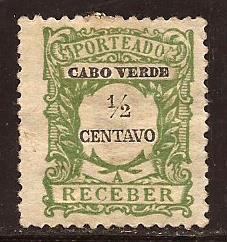 Cape  Verde  #  J - 21  Mint