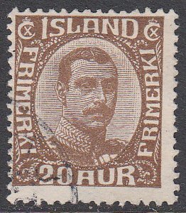 Iceland 119 Used CV $1.75