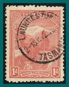 Tasmania 1905 Mount Wellington, 1d perf 11, used #103,SG250a