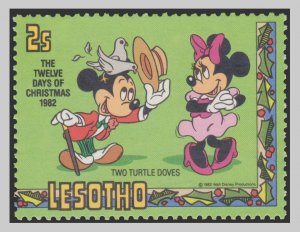 LESOTHO DISNEY STAMP. UNUSED. # 10