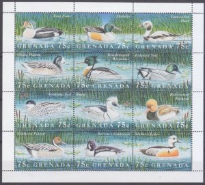 1995 Grenada 2876-2887KL Birds / Ducks 17,00 €