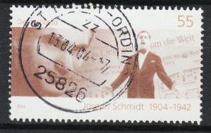  Germany-2004 J.Schmidt, singer  Sc# 2274 - (4808)