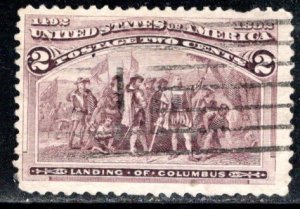 United States Scott # 231, used