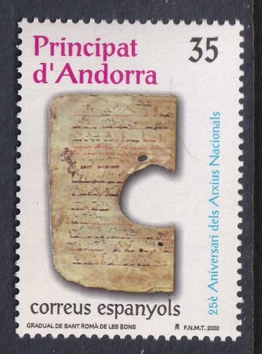 Andorra Spanish 268 MNH VF