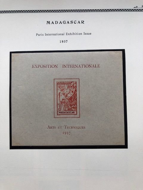 Madagascar - 21 Album Pages - Stamps in Mounts - See Scans $$$