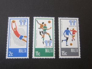 Malta 1978 Sc 549-51 set MNH