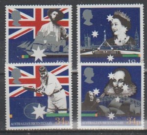 SG: 1396/9  MNH  1988