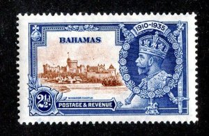 1935  SG #142g dot left of chapel MLH* cv.£375 ( 766 Bahamas )