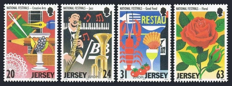 Jersey 840-843,MNH.Michel 827-830. EUROPE CEPT-1998.National Festivals.