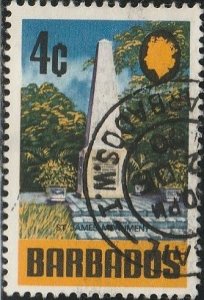 Barbados, #331a Used From  1972-74