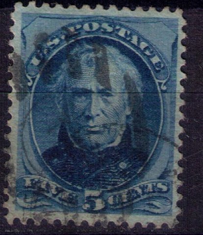 US Scott #179 Used Nice Dark Blue ShadeVery Fine