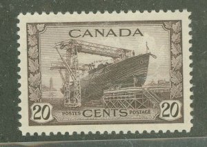 Canada #260 Unused Single