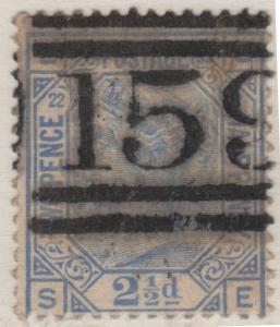 82 SG157 Plate 22  2 1/2d S-E