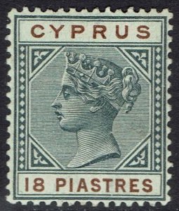 CYPRUS 1894 QV 18PI