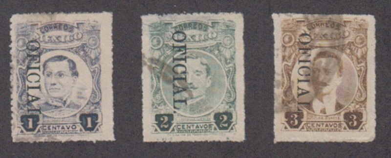 Mexico - 1921 - SC O145-47 - Used