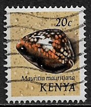 Kenya #39 Used Stamp - Seashell