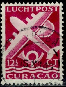 Netherlands Antilles 1947: Sc. # C33A; Used Single Stamp