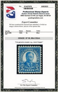 US Stamp #586 Roosevelt 5c - PSE Cert - XF 90 - MNH - SMQ $225.00