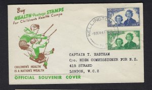 1944 New Zealand Wellington Girl Scouts Guides FDC