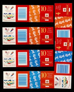 GREAT BRITAIN LOT OF 6 BOOKLETS / CPL.MNH,OG