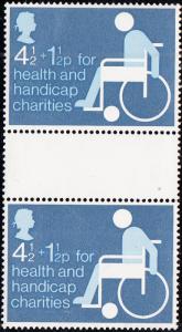 Great Britain   #B1  MNH  Gutter Pair