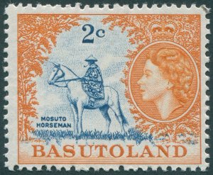 Basutoland 1962 2c deep bright blue & orange SG71 CTO