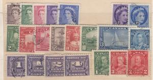 Canada KGV/QEII Collection Of 22 Incl Postage Dues Mint/VFU J1410