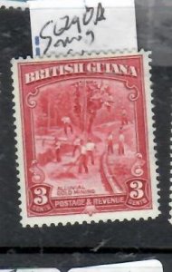 BRITISH GUIANA   3C   SG 290A   MOG            P0322A  H