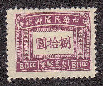 China Postage Dues (Scott #J94) MH