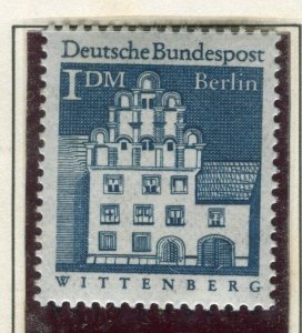 GERMANY; BERLIN 1966-67 Buildings issue MINT MNH Unmounted 1Dm. value