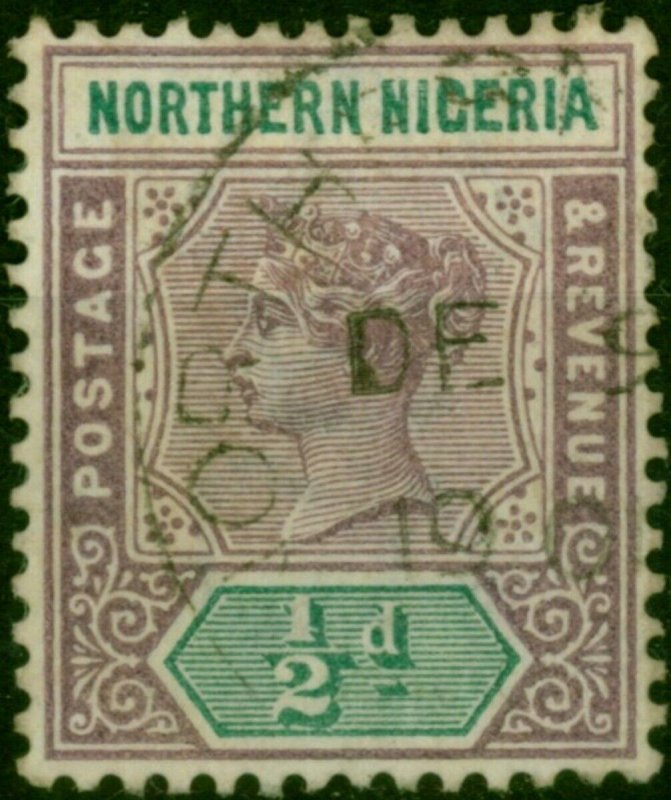 Northern Nigeria 1900 1/2d Dull Mauve & Green SG1 Fine Used