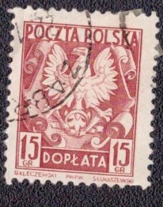 Poland - J137 1951 Used