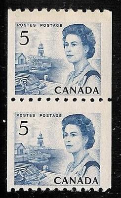 Canada Pair Scott 468 - 1967 Centennial Definitive Issu