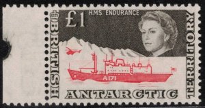 BRITISH ANTARCTIC 1969 £1 HMS Endurance; Scott 24, SG 15a; MNH