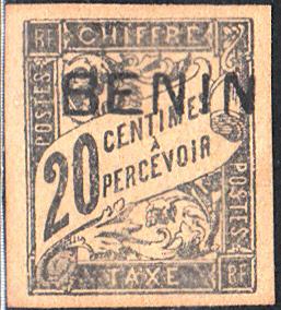 Benin #J3 Unused
