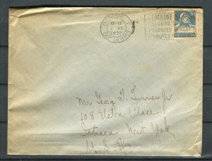 SWITZERLAND; 1930 early LETTER/COVER fine used item to New York