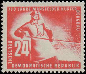 1950 German Democratic Republic #68-69, Complete Set, Hinged