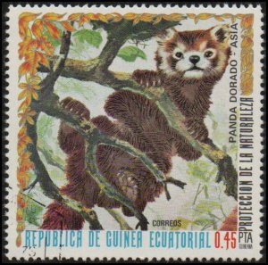 Equatorial Guinea sw1233 - Cto - 0.45p Red Panda (1976)