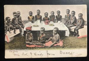 1907 Cape Of good Hope South Africa RPPC Postcard Cover to England the Party