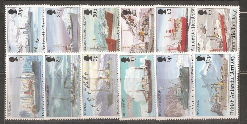 British Antarctic Territory SC 202-13  Mint, Never Hinged