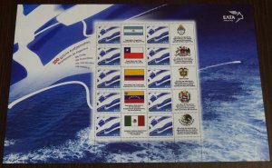 Greece 2010 Bicentenary of independence of Latin America Personalized Sheet MNH