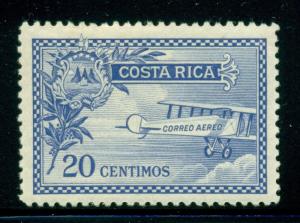 Costa Rica #C1 Air Mail Stamp 1926 20c. Used Postmarked stamps