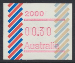 Australia Machine Label  Post Code 2000  Sydney  see details & scan 