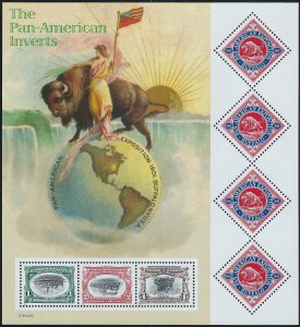 Scott: 3505 United States - Pan-American Exposition Invert Stamps  - MNH