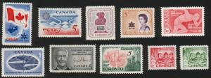 Canada - #453/477 Stamp Lot from 1967 - MNH * PO Fresh