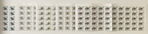 Sri Lanka 1983-88 #691-4,877 Sheet(half), Birds, MNH(see note), CV $392.50