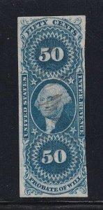 R62a F-VF used revenue neat cancel with nice color cv $ 55 ! see pic !