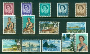 St Lucia 1964 QEII Pictorials MUH