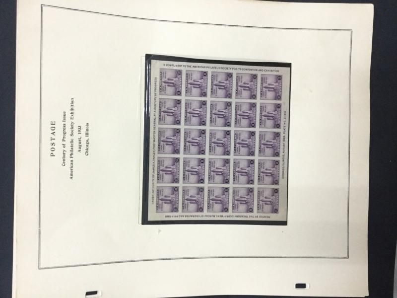 MOMEN: US # FARLEY MINT COLLECTION ON (4) ALBUM PAGES $ #9076