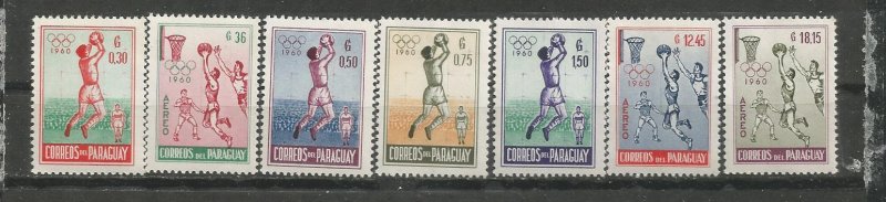 Paraguay  #556-559 , C262-264 Complete Mint set ,  MNH